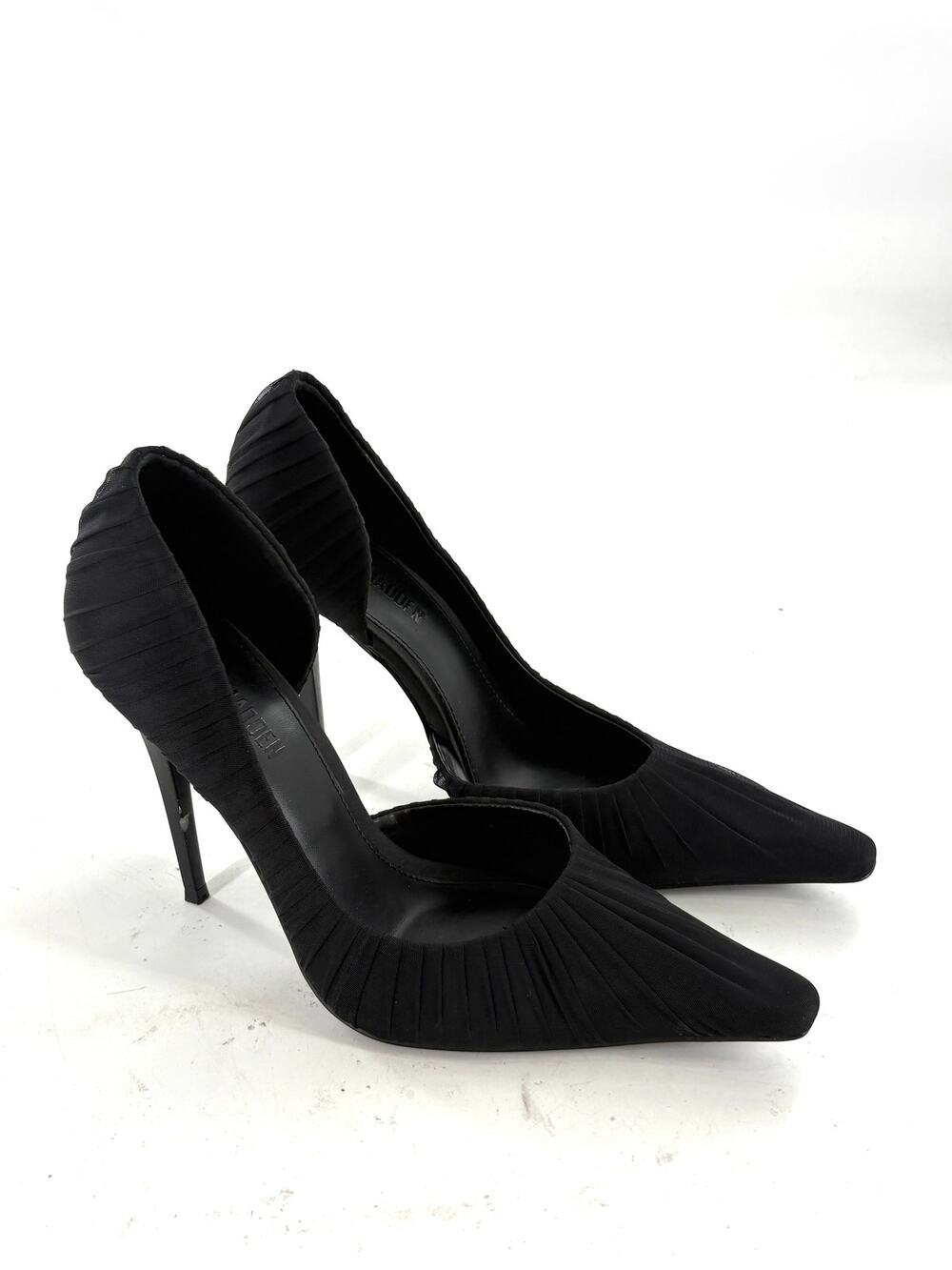 Steve Madden Elegant Mesh Heels 9 Black Pumps Glam Dark Romantic D'Orsay